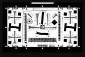 標(biāo)準(zhǔn)型ISO12233分辨率測(cè)試卡（2000線）- ISO12233 Test Chart